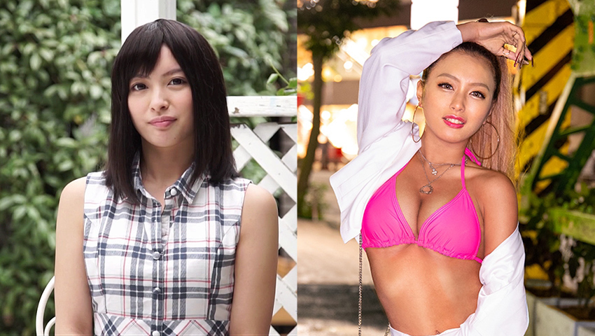[蘭華] 黒ギャル化して復活! エロ可愛さ全開のAV女優さん